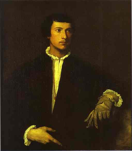 Titian:




 The man with the glove