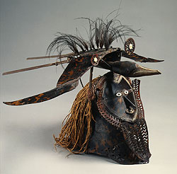 Mask,




 19th century, Torres Strait.  Metropolitan  Museum of Art.